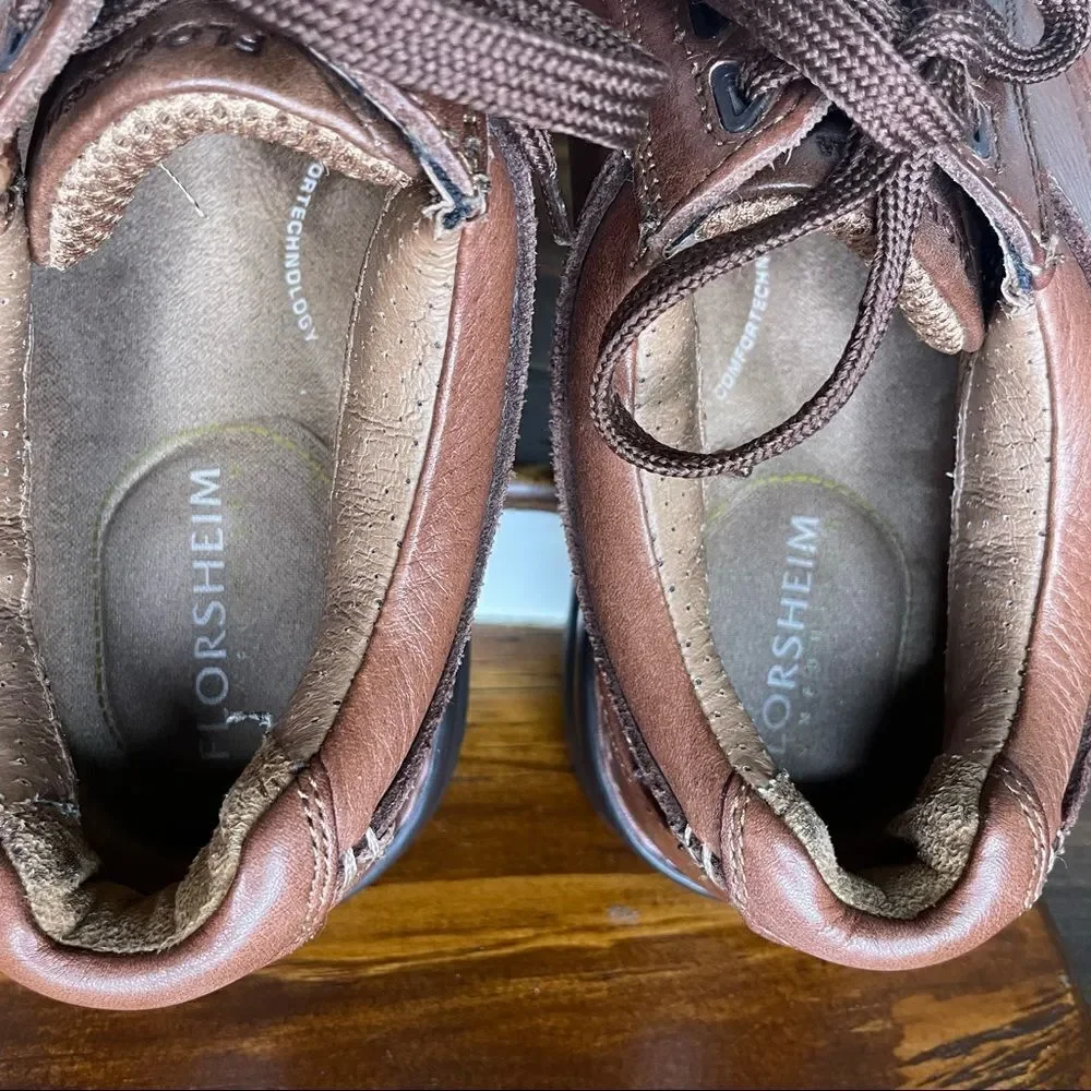 Florsheim Tan Mens Oxfords Style Casual Lace Up Shoes Style 13172-200 Size 9M